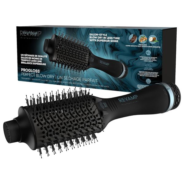  فرشاة شعر ريفامب - DR-2000 - اسود 