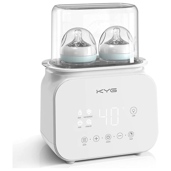  Kyg Bbw-9600 - 6 in 1 Baby Bottle Steam Sterilizer - White 