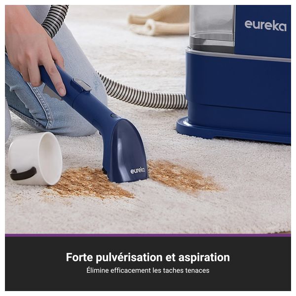  مكنسة كهربائية إيوريكا - تنظيف عميق للسجاد والأرائك والمفروشات - NEY100  - أزرق 