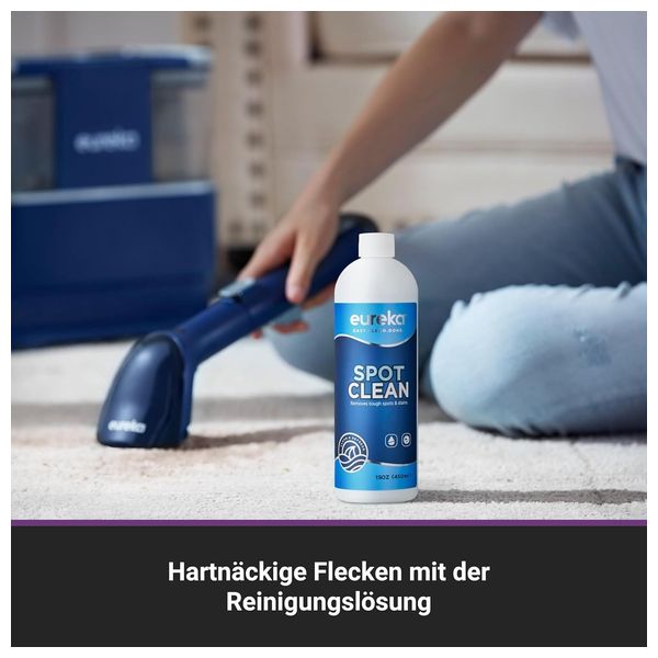  مكنسة كهربائية إيوريكا - تنظيف عميق للسجاد والأرائك والمفروشات - NEY100  - أزرق 