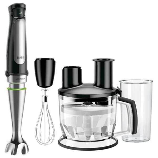  Braun MQ7075X - Hand Blender - 1000 W - Silver 