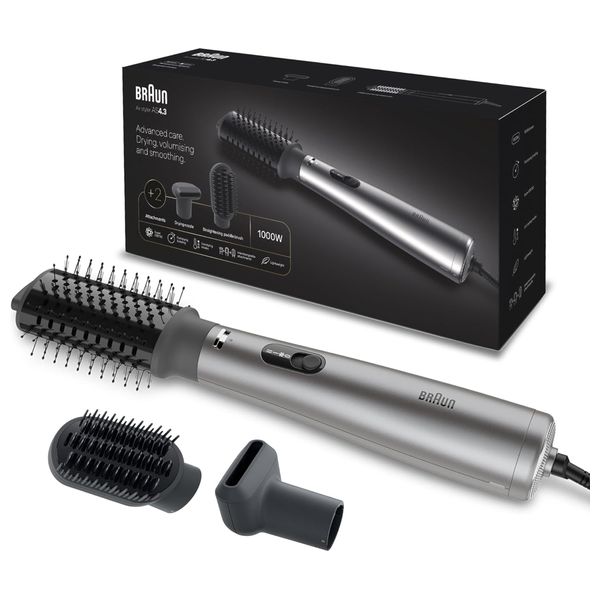  Braun BRAS430SDE - Hair Brush - Silver 
