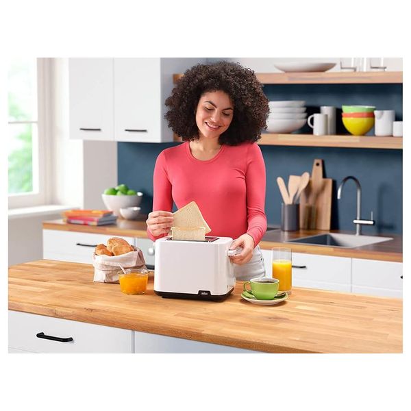  Braun HT-1010 - Toaster - White 
