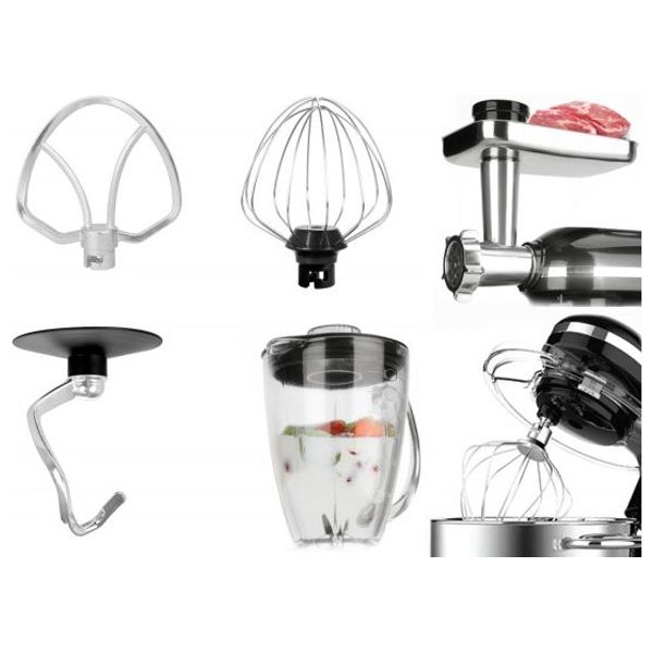  Zilan ZLN1772 - Multifunctional Stand Mixer - Black 