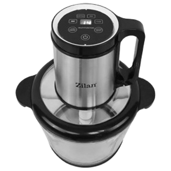  مفرمة طعام رقمية زيلان - 500 واط - 3 لتر -  إنوكس 