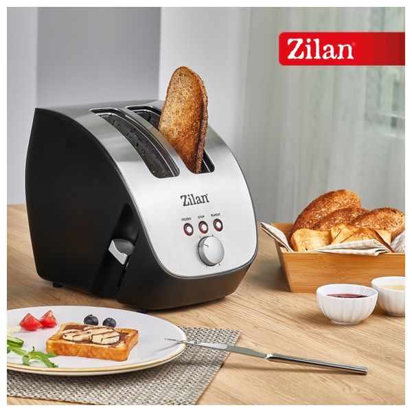  Zilan ZLN2690 - Toaster - Black 