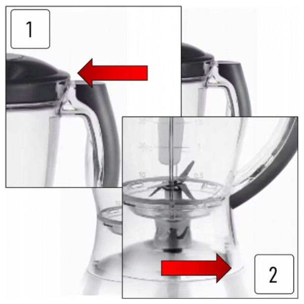  Floria ZLN3081 - Stand Blender - 300 W - 1500 ML - White 