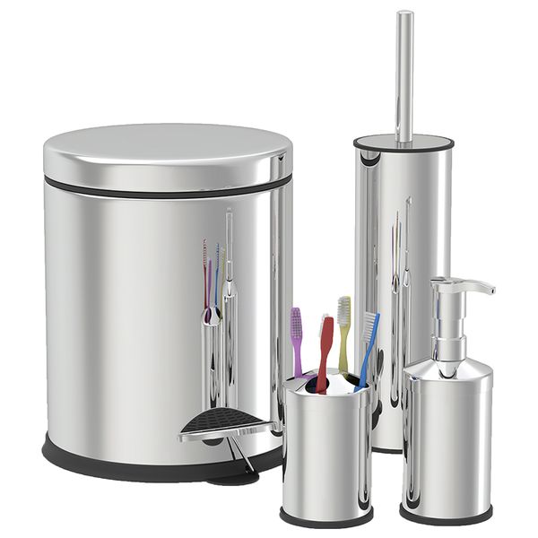  Z-Inox ZLN4605 - 4 PCS Inox Bathroom Set 
