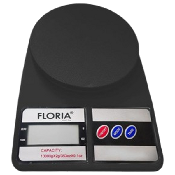  Floria zln9076 - Kitchen Scale Black 