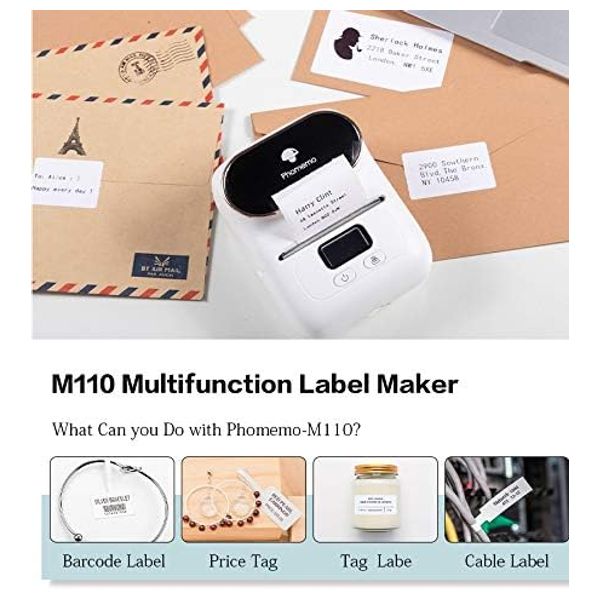  Phomemo M110 - Label Printer - White 