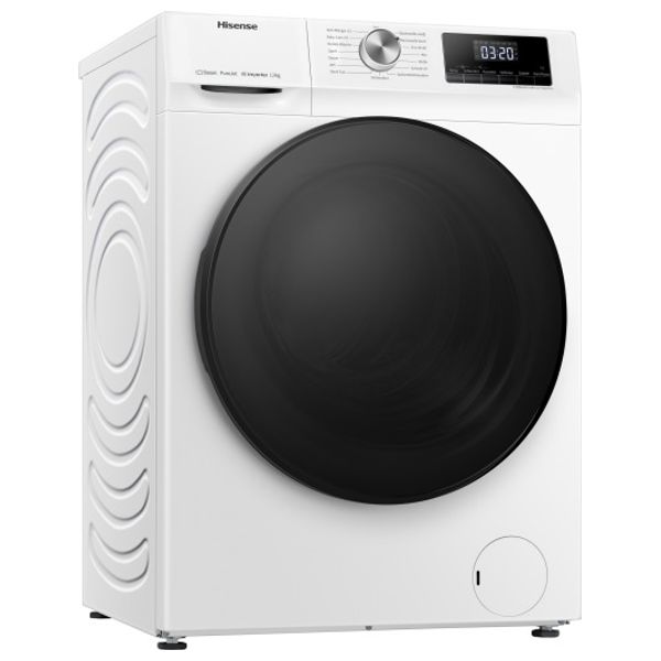  Hisense WFQA1214EVJM - 12Kg - 1400RPM - Front Loading Washing Machine - White 