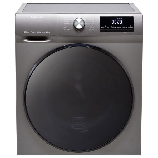  غسالة هايسنس فتحة امامية - 10 كغم - 1400 دورة بالدقيقة - WFQA1014EVJMT - رمادي 