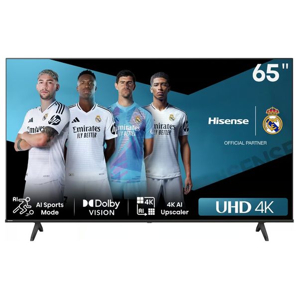  شاشة هايسنس 65-انج فئة A61N - سمارت - 4K - LED - إصدار 2024 - 60 هيرتز + شاشة هايسنس 32-انج فئة A4N - سمارت - HD - LED - إصدار 2024 