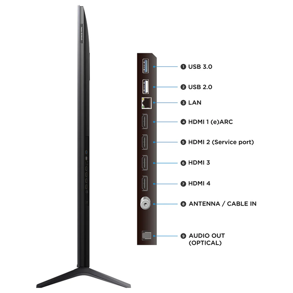  شاشة تي سي ال 65-انج فئة C6K - سمارت - 4K - QD-Mini LED - إصدار 2025 - 240 هيرتز 