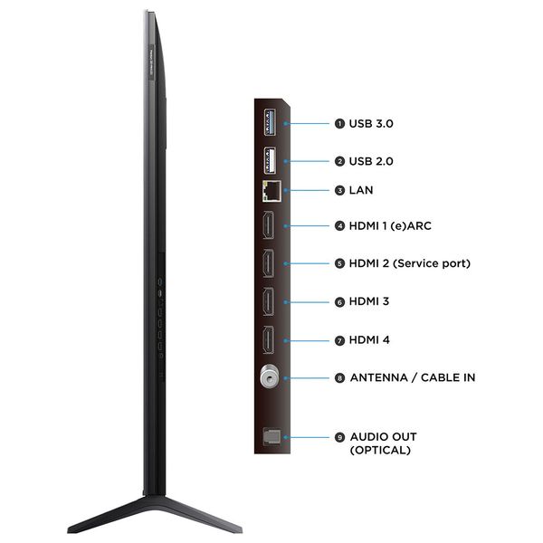 شاشة تي سي ال 65-انج فئة C6K - سمارت - 4K - QD-Mini LED - إصدار 2025 - 144 هيرتز