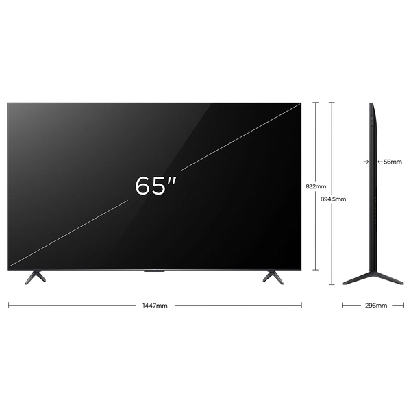  شاشة تي سي ال 65-انج فئة C6K - سمارت - 4K - QD-Mini LED - إصدار 2025 - 240 هيرتز 