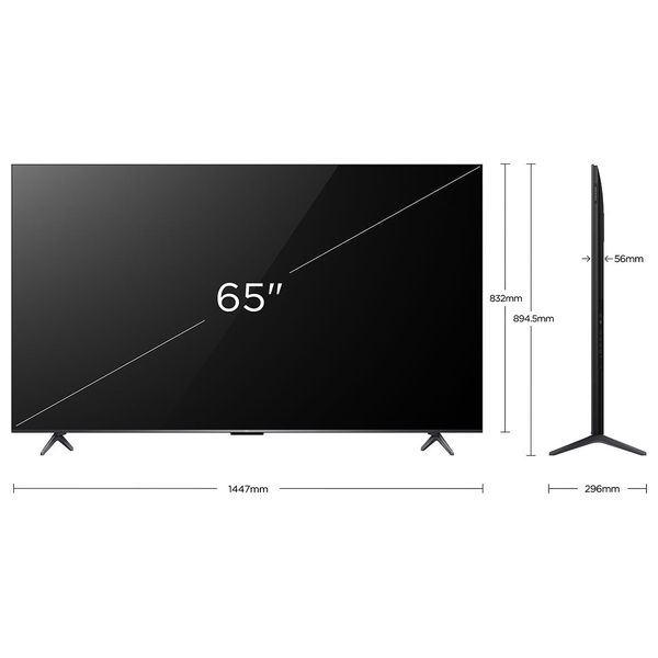 شاشة تي سي ال 65-انج فئة C6K - سمارت - 4K - QD-Mini LED - إصدار 2025 - 144 هيرتز