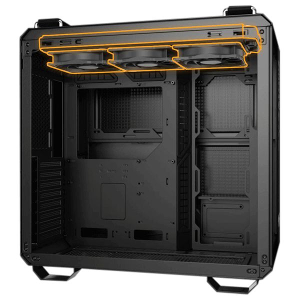 Asus TUF Gaming GT502 - Computer Case Tempered Glass 