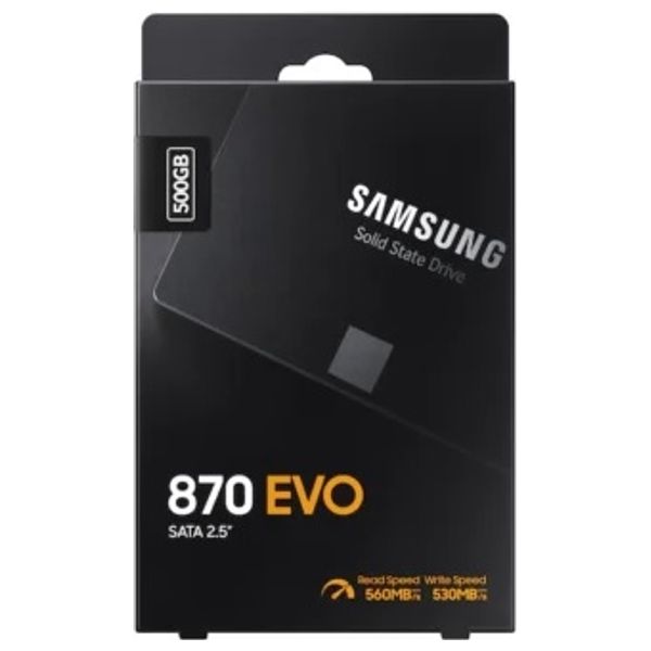  Samsung 870EVO - 500GB - Internal SSD Hard Drive - Black 