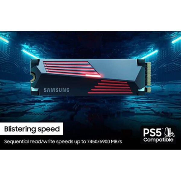  Samsung 990PRO - 1TB - Internal SSD Hard Drive for PS5 - Black 