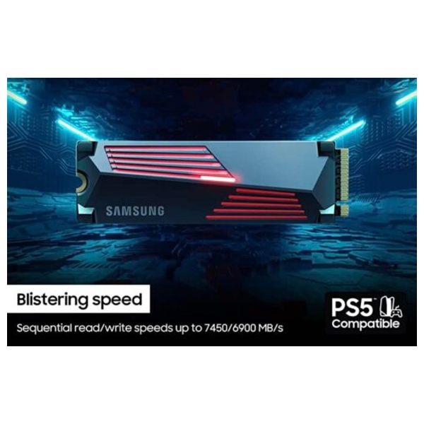  Samsung 990PRO - 1TB - Internal SSD Hard Drive for PS5 - Black 