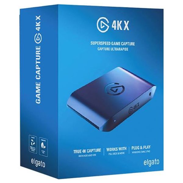  Elgato Superspeed game capture 4k x - Black 