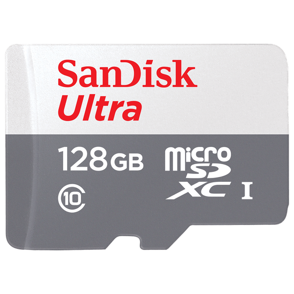  SanDisk Ultra - 128GB microSDXC UHS-I Memory Card - Grey 