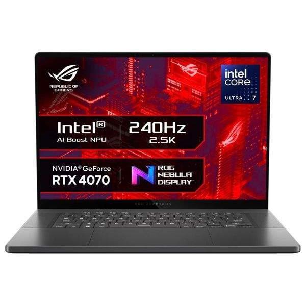  Asus Laptop 16-Inch - ROG Zephyrus G16 GU605MI - Core Ultra 7 -155H - 32 GB/1TB SSD - RTX 4070 - DOS 
