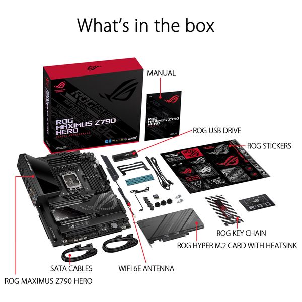  لوحة ام للالعاب اسوس روج - Maximus Z790 Hero 