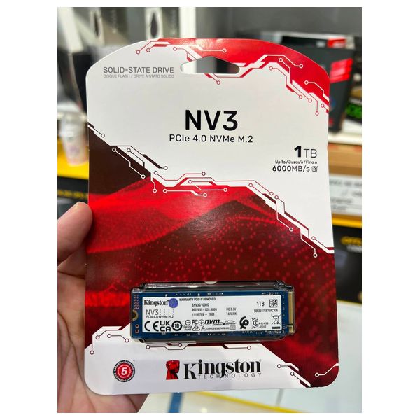  Kingston NV3 - Internal SSD - 1TB Capacity 