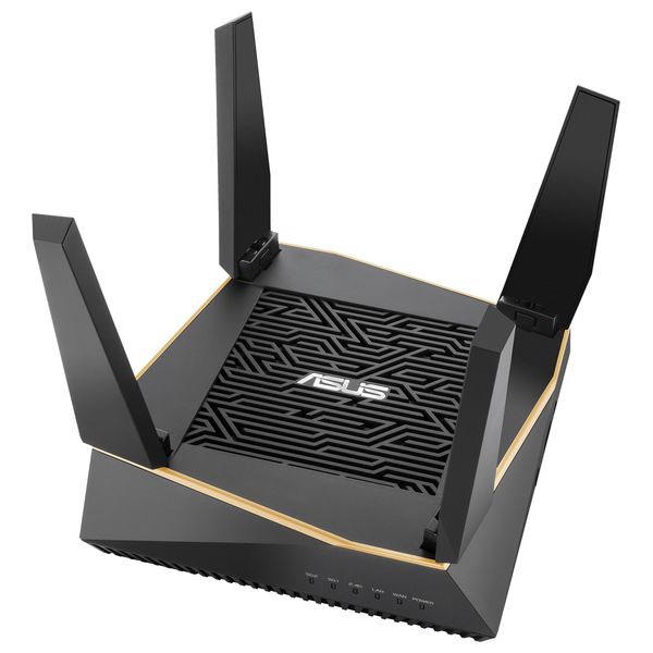  راوتر اسوس شبكة لاسلكي للالعاب والبث - ASUS RT-AX92U - 4804 ميجابت في الثانية - اسود 