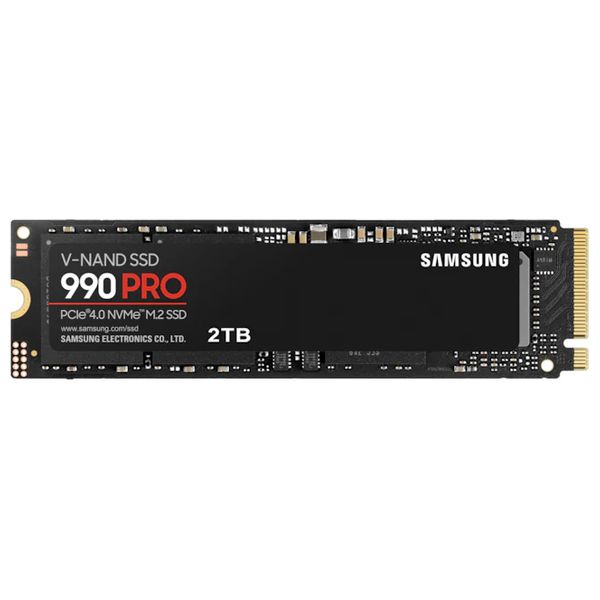 Samsung 990 Pro MZ-V9P2T0BW - 2TB - NVMe PCIe Internal SSD Hard Drive - Black