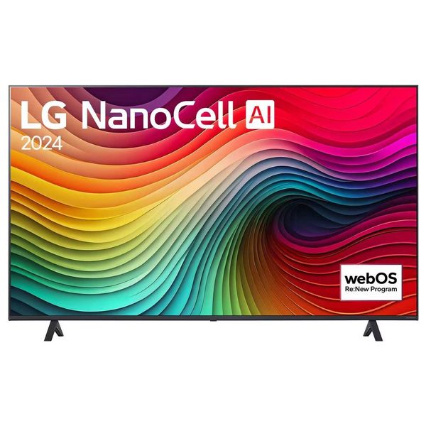 شاشة ال جي 65-انج فئة NANO80T6A - سمارت - 4K UHD - NanoCell - هيرتز 60 - إصدار 2024