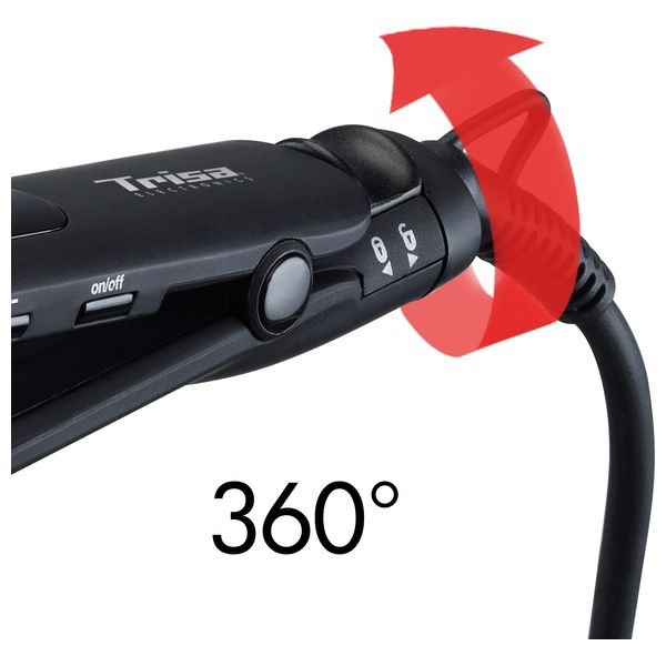  Trisa 7640139993717 - Hair Straightener - Black 