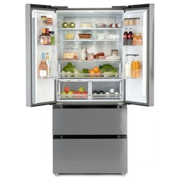  Trisa 7640306322524 - 19ft - French Door Refrigerator - Silver 