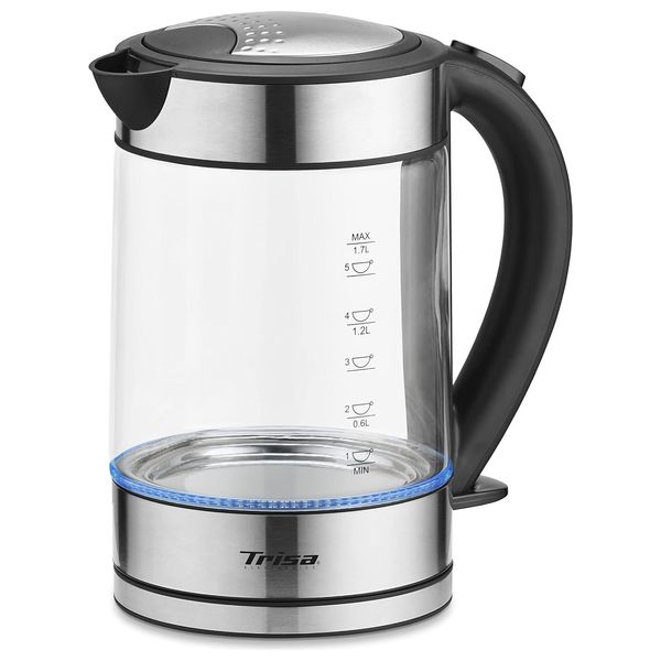  Trisa 7640306327550 - Kettle - 1.7 L - 2200 W - Silver 