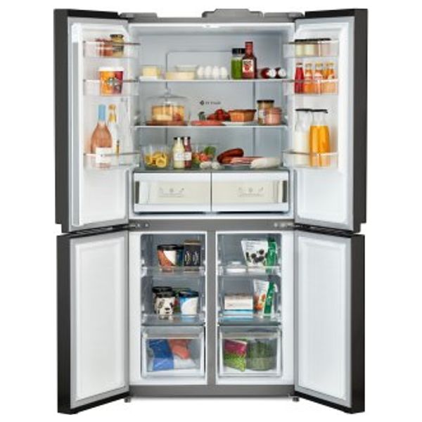  Trisa French Door Refrigerator - 18ft -Black 