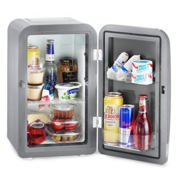  Trisa 7640306325372 - 1ft - 1-Door Refrigerator - Silver 