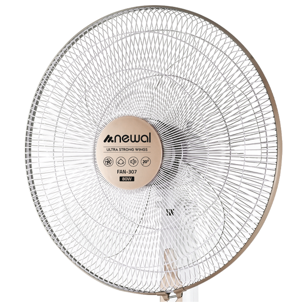  Newal FAN-307 - Stand Fan - 20 Inch - Cream 