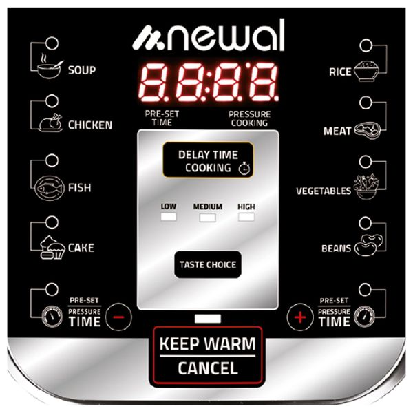  Newal EPC-1804 - Pressure Cookers  8L - Steel 