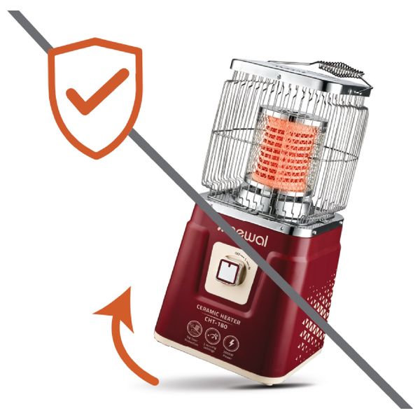  Newal Ceramic Heater - CHT-180 - Red 
