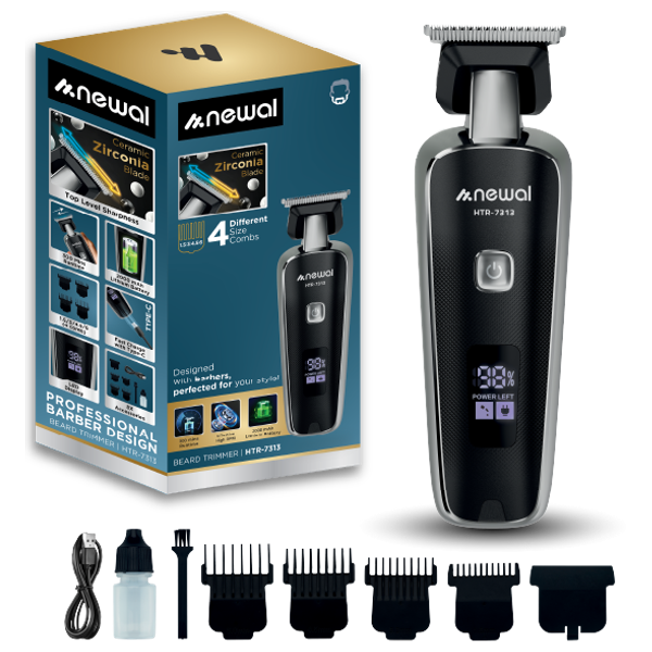 Newal HTR-7313 - Beard Trimmer - Black 