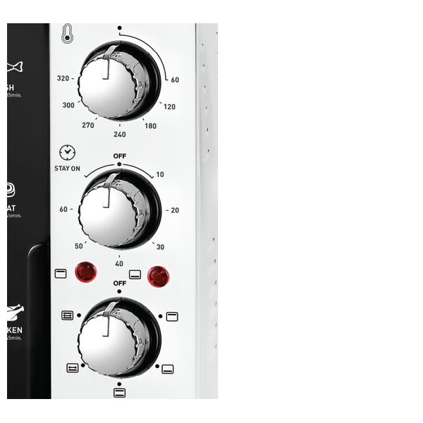  فرن كهربائي نوال - 36 لتر - ستانلس ستيل - MOV-1637/05 