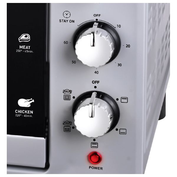  Newal MOV-1650/05 - 50L - Electric Oven - Silver 
