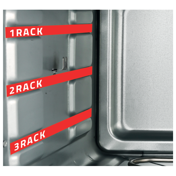  فرن كهربائي نوال - 36 لتر - ستانلس ستيل - MOV-1637/05 