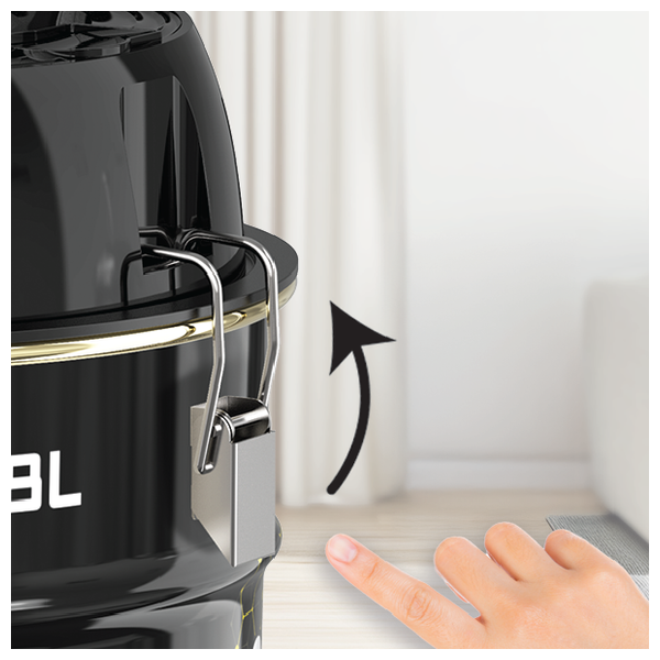  Newal VAC-3118/05 - Drum Vacuum Cleaner - 1600W - 18L - Silver 