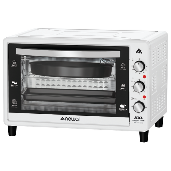  Newal MOV-2260 - Mini Oven - 60L - 60 Minutes timer - 320°C Thermostat - White 