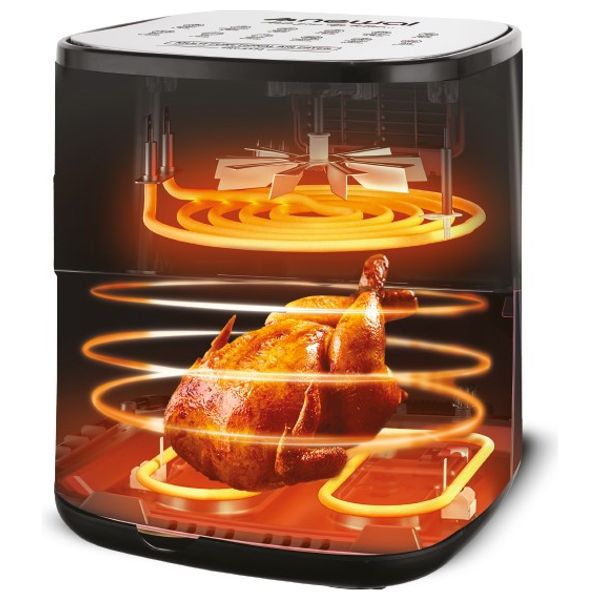  Newal FRY-5182 - Air Fryer - Silver 