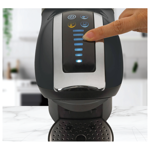  Newal Multifunctional Espresso Maker - 1 L - 1400 W - 3 in 1 Dolce Gusto capsules Nespresso capsules Ground coffee - COF-5573GRAY - Gray 