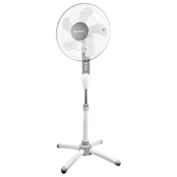  Newal FAN-304 - Stand Fan - 60W - 3Speed -  Silver 